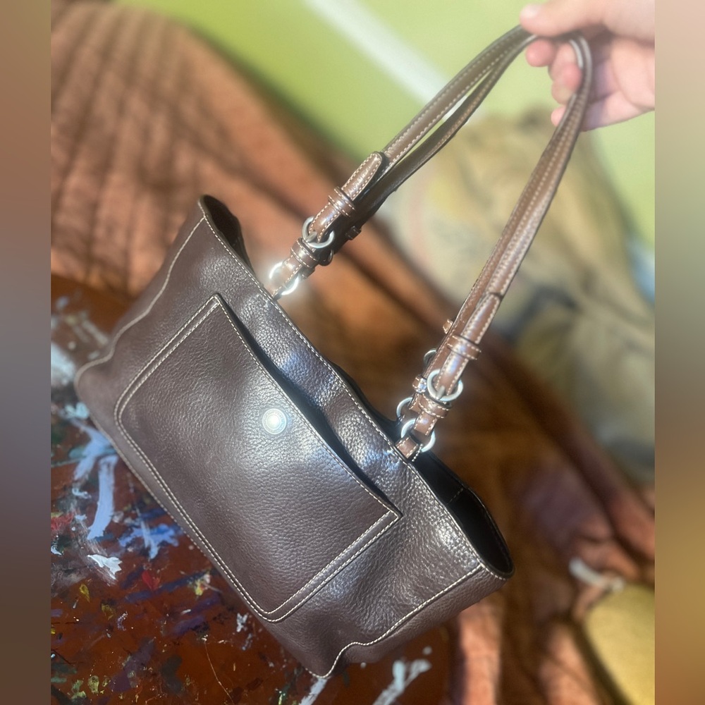COACH Leather Shoulder Bag